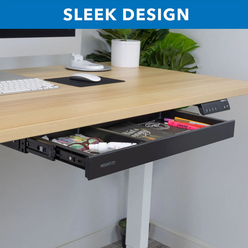 Mount-It! Under Desk Drawer (Black)
