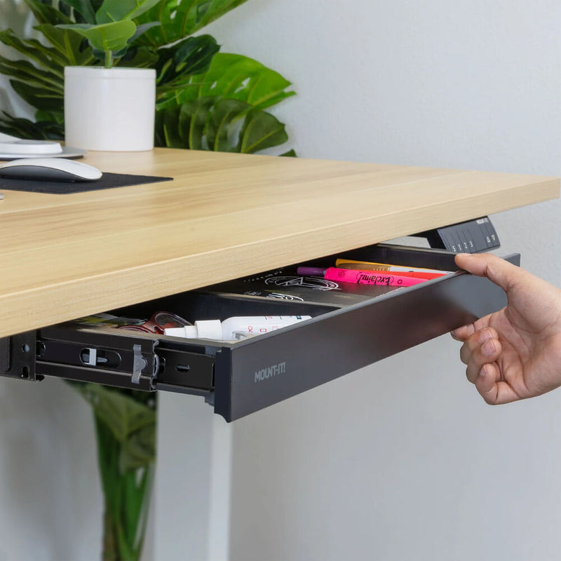 Mount-It! Under Desk Drawer (Black)