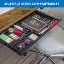 Mount-It! Deep Under-Desk Drawer (Black)
