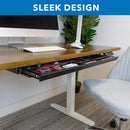 Mount-It! Deep Under-Desk Drawer (Black)