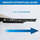 Mount-It! Deep Under-Desk Drawer (Black)