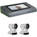 Epiphan Pearl Mini Live 1080p Switcher Kit with 2 x PTZOptics Move UHD 4K 30x Cameras (White)