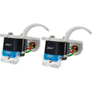 JICO OMNIA J44A 7 DJ IMP SD Turntable Cartridge with Headshell and Stylus (Silver, 2-Pack)