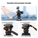 K&F Concept VA3 Heavy-Duty Aluminum Tripod with BV20 Fluid Head
