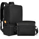 K&F Concept 2-in-1 Camera Backpack / Shoulder Bag (Black, 22L)
