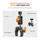 K&F Concept MS13 Multifunctional Super Clamp with Ball Head Magic Arm