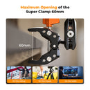 K&F Concept MS13 Multifunctional Super Clamp with Ball Head Magic Arm