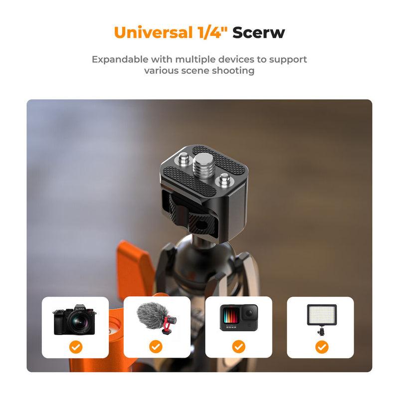 K&F Concept MS13 Multifunctional Super Clamp with Ball Head Magic Arm