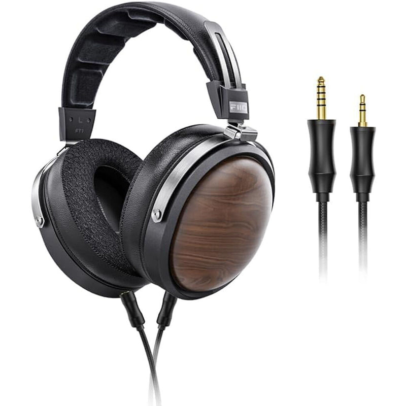FiiO FT1 Large Dynamic Closed-Back Over-Ear Headphones (American Black Walnut)