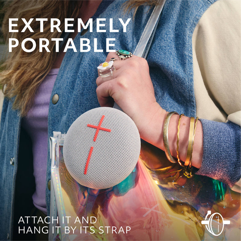 Ultimate Ears MINIROLL Ultra-Portable Waterproof Bluetooth Speaker (Revive Gray)
