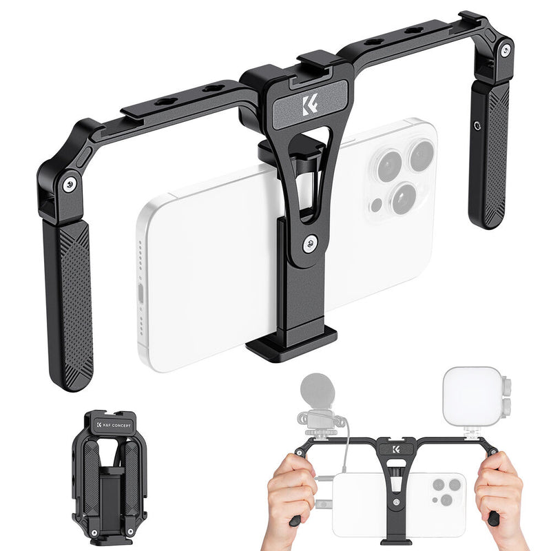 K&F Concept Smartphone Video Rig with Dual Handles