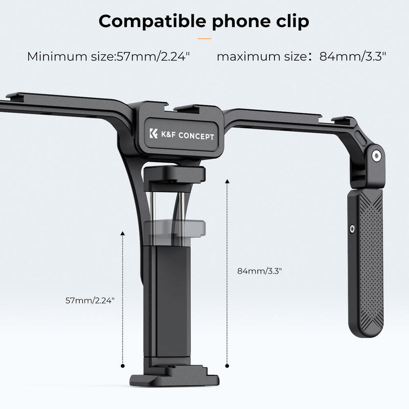 K&F Concept Smartphone Video Rig with Dual Handles
