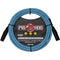 Pig Hog Hex Series XLR Microphone Cable (Daphne Blue, Straight to Straight, 10')