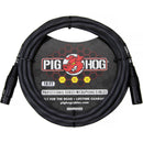 Pig Hog Hex Series XLR Microphone Cable (Gray, Straight to Straight, 10')
