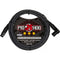 Pig Hog Hex Series XLR Microphone Cable (Gray, Straight to Right Angle, 10')