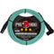 Pig Hog Hex Series XLR Microphone Cable (Seafoam Green, Straight to Right Angle, 10')