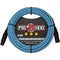 Pig Hog Hex Series XLR Microphone Cable (Daphne Blue, Straight to Straight, 15')