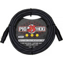 Pig Hog Hex Series XLR Microphone Cable (Gray, Straight to Straight, 15')