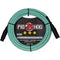 Pig Hog Hex Series XLR Microphone Cable (Seafoam Green, Straight to Straight, 15')