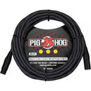 Pig Hog Hex Series XLR Microphone Cable (Gray, Straight to Straight, 20')
