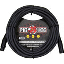 Pig Hog Hex Series XLR Microphone Cable (Gray, Straight to Straight, 25')