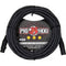 Pig Hog Hex Series XLR Microphone Cable (Gray, Straight to Straight, 25')