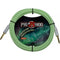 Pig Hog Vintage Series 1/4" Instrument Cable (Glow in the Dark, Straight to Straight, 10')