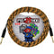 Pig Hog Vintage Series 1/4" Instrument Cable (Orange Graffiti, Straight to Straight, 10')