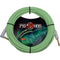 Pig Hog Vintage Series 1/4" Instrument Cable (Glow in the Dark, Straight to Right-Angle, 20')