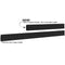 Chief Fusion Large Wall 5 x 1 Modular Menu Board Mount (Landscape)