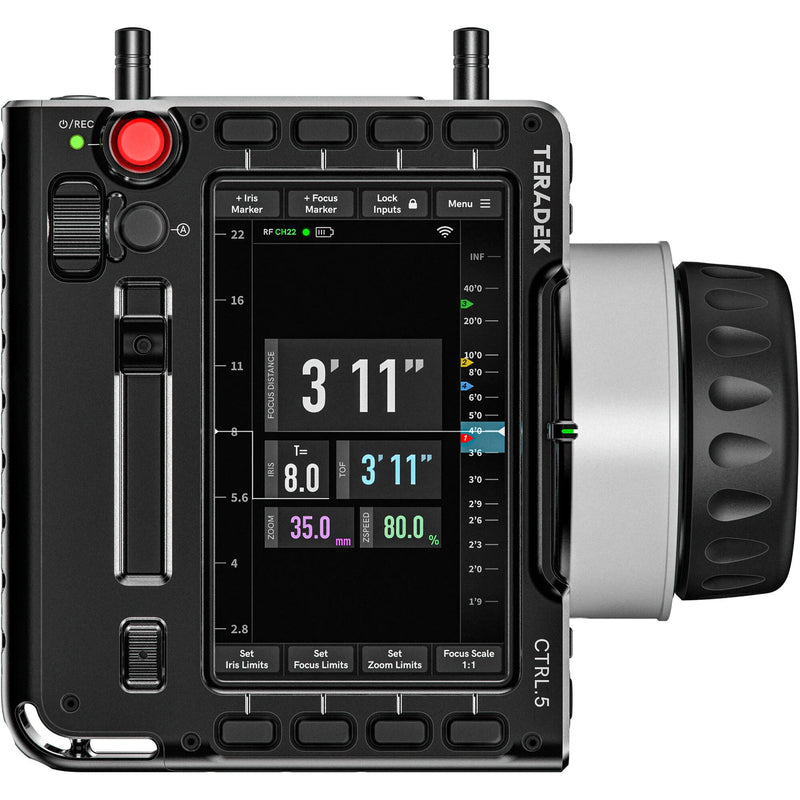 Teradek RT FIZ Wireless Lens Control Kit with CTRL.5, MDR.S & MOTR.S Max