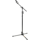 HERCULES Stands EZ Clutch Tripod Microphone Stand with Telescoping Hideaway 2-in-1 Boom
