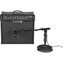 HERCULES Stands MS120BPRO Low-Profile Mic Stand with Telescoping Boom Arm
