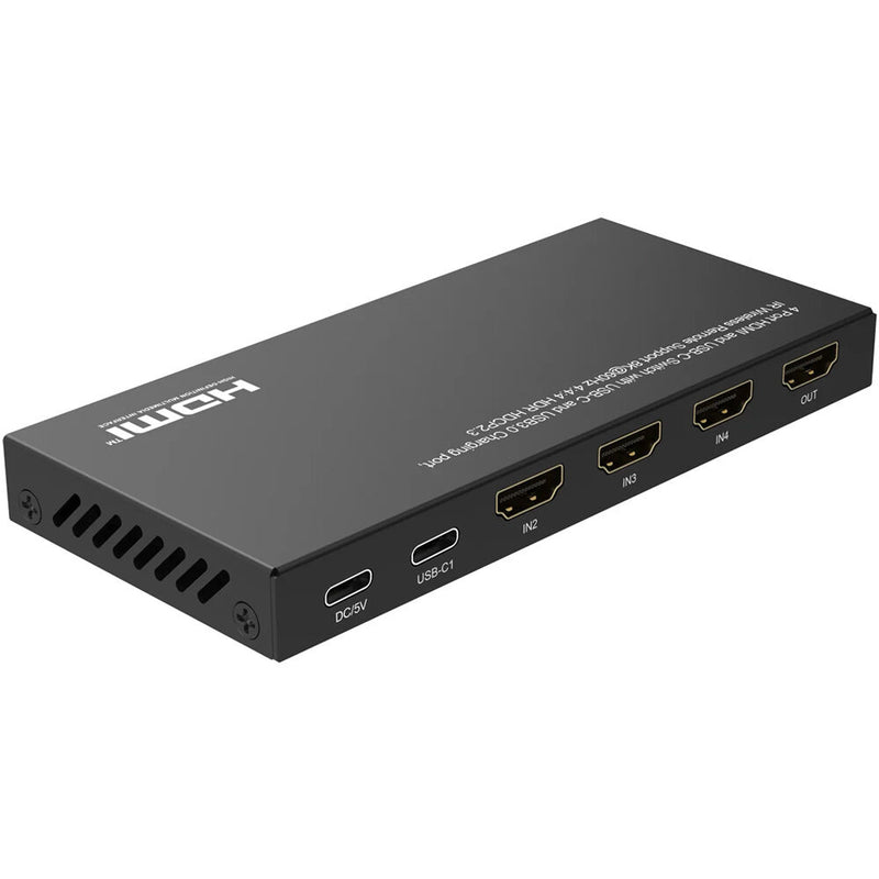 DVDO 8K 4x1 Switcher with 1 USB-C & 3 HDMI Inputs