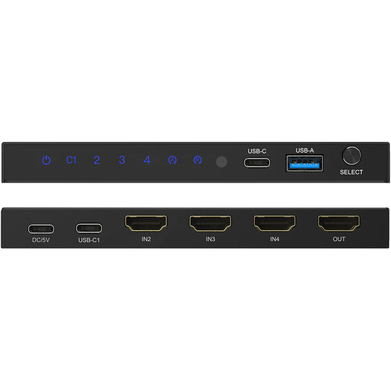 DVDO 8K 4x1 Switcher with 1 USB-C & 3 HDMI Inputs