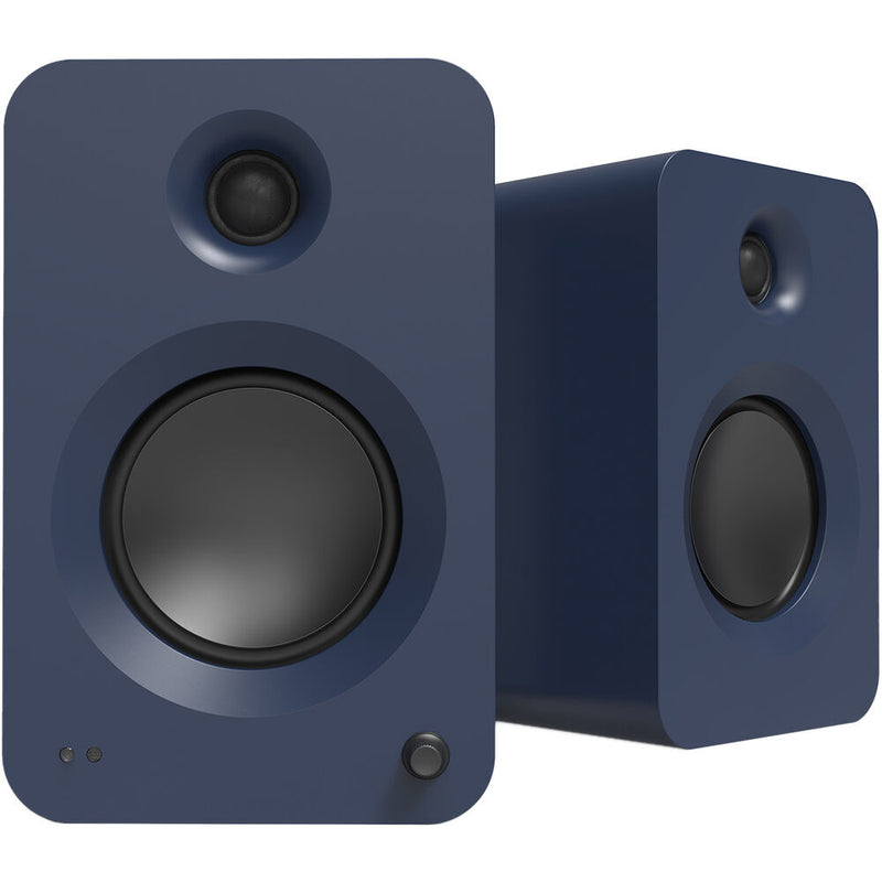 Kanto Living Ren 2-Way Active Wireless Bookshelf Speakers (Pair, Matte Blue)