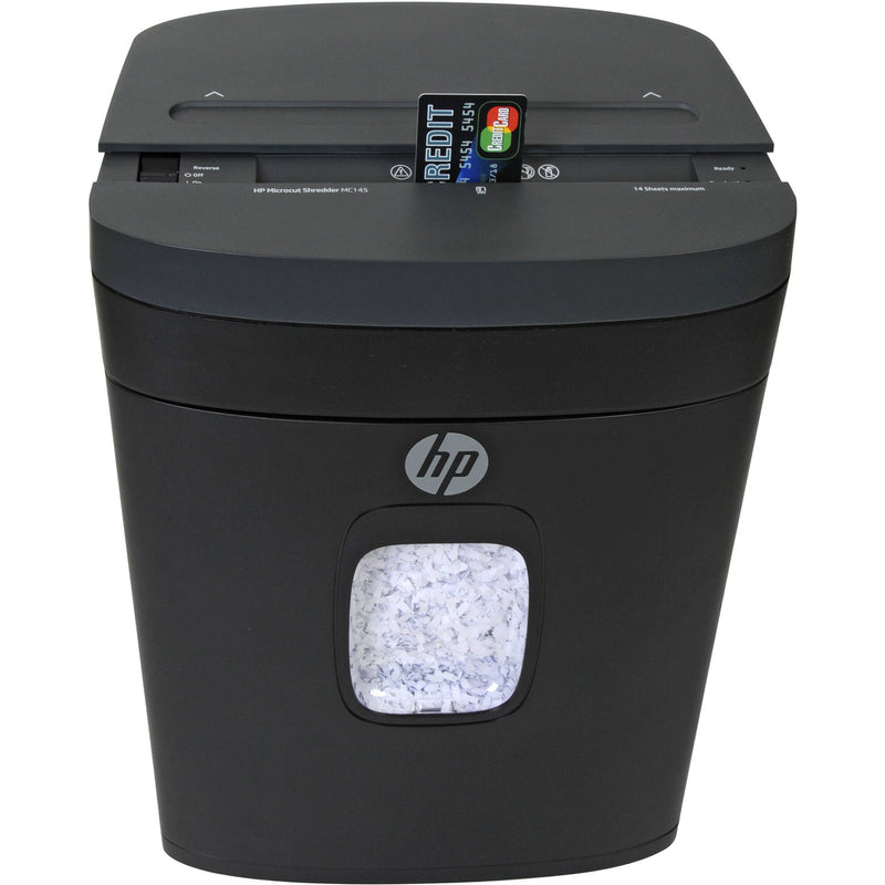 HP MC145 Micro-Cut 14-Sheet Paper Shredder (Black)