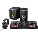 Hercules DJ Essential Kit with DJControl Inpulse 300 Controller, Monitors, and Headphones