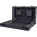 Headliner Low-Profile Flight Case with Wheels for Pioneer DJ XDJ-RX3 (Pitch Black)