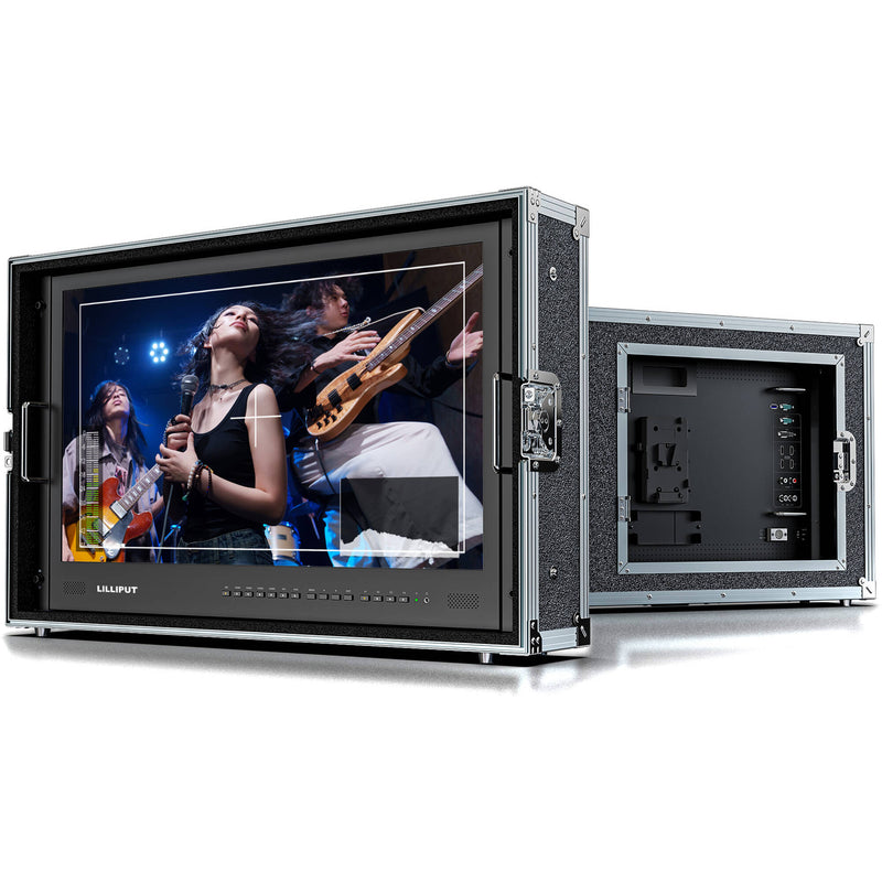 Lilliput BM281-4KS 28" Carry-On 4K Broadcast Director Monitor (Gold Mount)