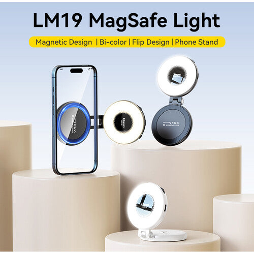Ulanzi LM19 MagSafe LED Selfie Ring Light (Black)