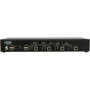 Smart-AVI 4-Port Single-Head DisplayPort KVM Switch with USB 2.0 and Audio