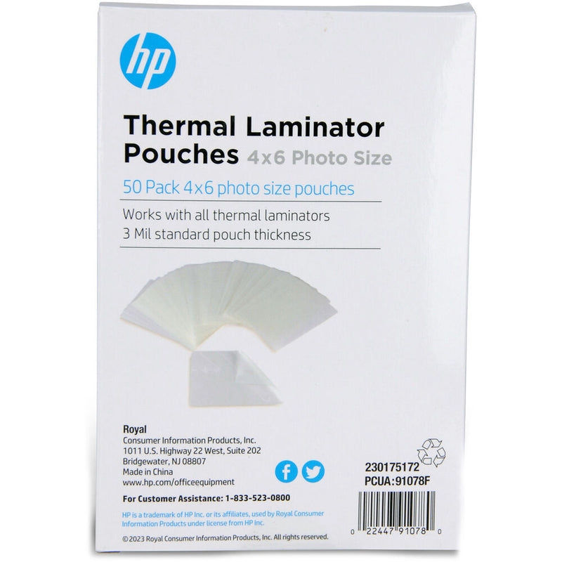 HP Photo Size Pouch (4 x 6", 50-Pack)