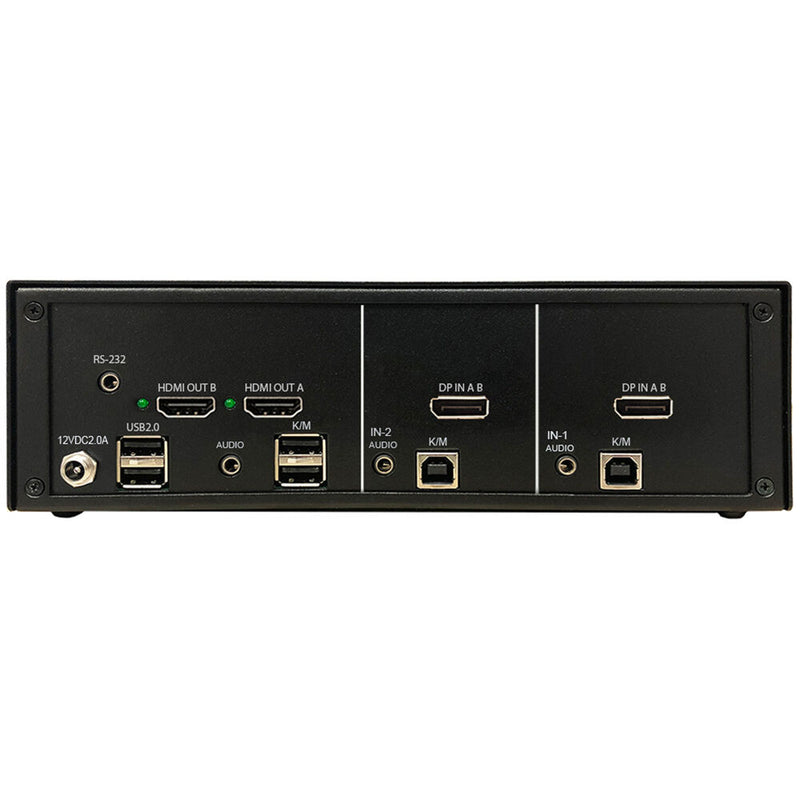 Smart-AVI SM-MST-2D-S 2-Port Dual-Head DP MST KVM Switch