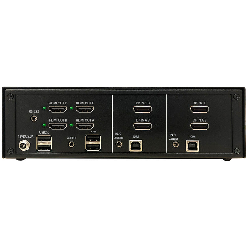 Smart-AVI SM-MST-2Q-S 2-Port Dual-Head DP MST KVM Switch