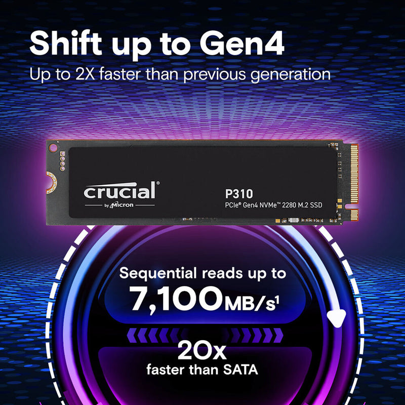 Crucial 1TB P310 PCIe 4.0 x4 M.2 Internal SSD