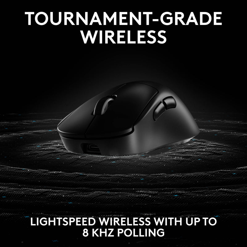 Logitech G PRO X SUPERLIGHT 2 DEX LIGHTSPEED Wireless Mouse (Black)