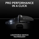 Logitech G PRO X SUPERLIGHT 2 DEX LIGHTSPEED Wireless Mouse (Black)