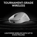 Logitech G PRO X SUPERLIGHT 2 DEX LIGHTSPEED Wireless Mouse (White)