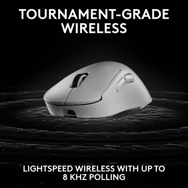Logitech G PRO X SUPERLIGHT 2 DEX LIGHTSPEED Wireless Mouse (White)